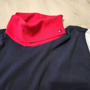 Tommy‎ Hilfiger Women's Turtle Neck Red White Blue XXL